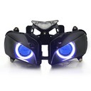 060 Headlight Honda Cbr1000Rr 2004-2007 Angel Halos Eye Devil Eye Hid 2005 2006 Blue